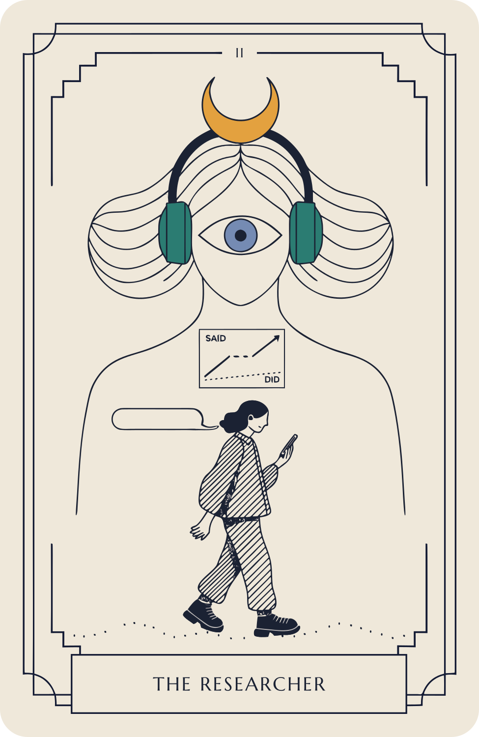 The Researcher card