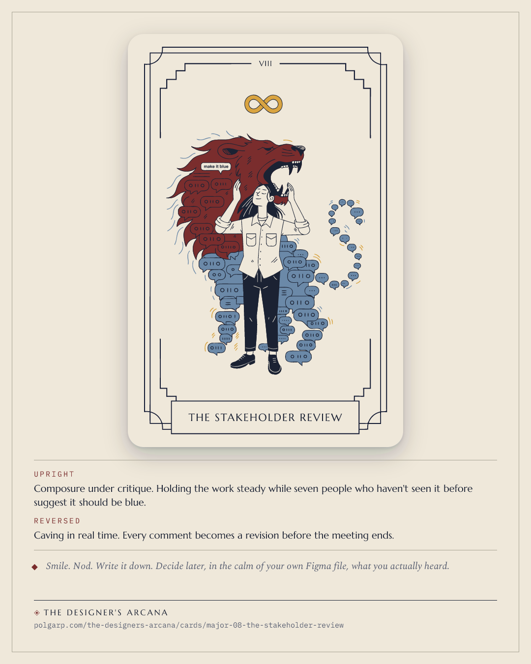 The Stakeholder Review — shareable card